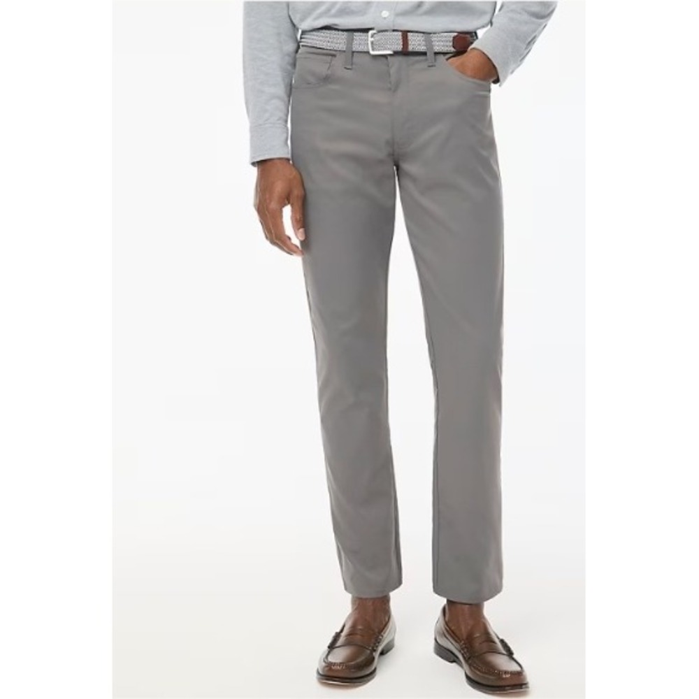 J. Crew Straight Fit Mens Pants 28x30 Gray Casual Chinos‎ Trousers NWT $98